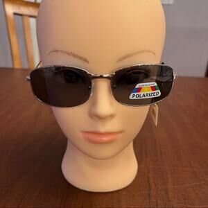 Polarized Anti-Glare Metal Frame Sunglasses Silver